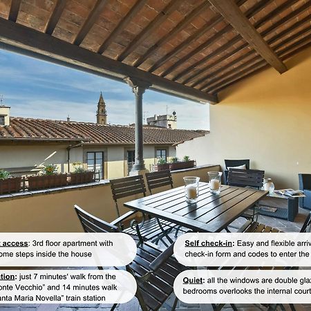 Buonarroti Big Apartment With Terrace In Oltrarno فلورنس المظهر الخارجي الصورة